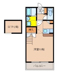 サンサン木花の物件間取画像